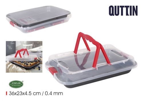 Molde Horno 36x23x4.5/0.4mm Tampa B Quttin — referência BQ01042366744