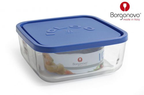 Pot Iglu Quadro Plast.18. Tampa Azul — vista 1