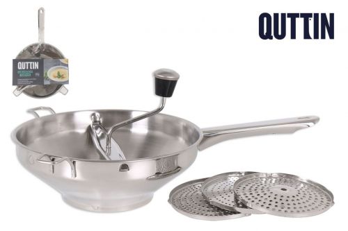 Passevite Aço Inox Com 3 Discos 24cm Privilege — referência 998030
