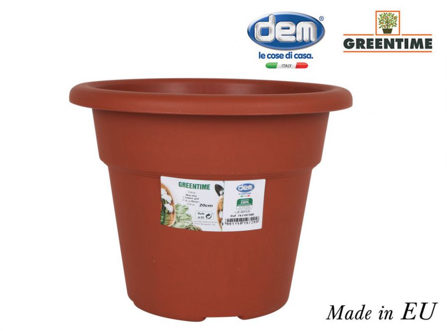 Vaso De Flores 20cm Greentime