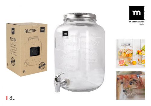 Jarro Dispensador 8l Mediterranea — vista 1