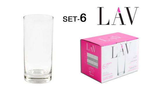 Set 6 290cc Copo De Agua Liberty — referência 10900S