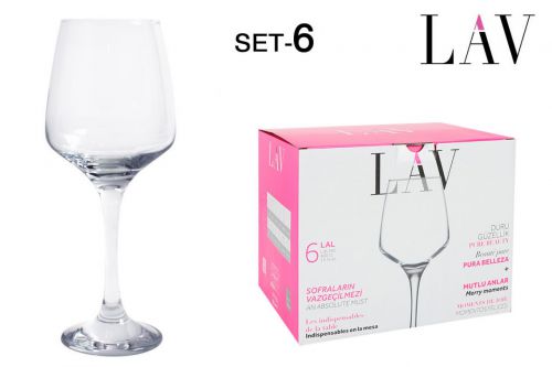 Lal592fsx Set 6  Taça De Vinho / Agua