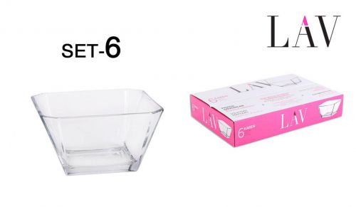 Set 6 Krn260f Sq Tigela 10.6cm305cc Ka