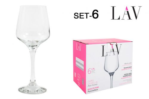> Lal569fsx Set 6  Xicara De Agua 330cc