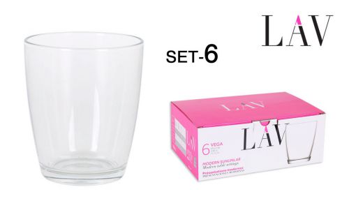 Veg236f Set 6 Copo 340cc Vega — referência 10870S