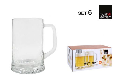 Set 6 Cerveja Frasco 260c Real Do Ouro — referência 761023S
