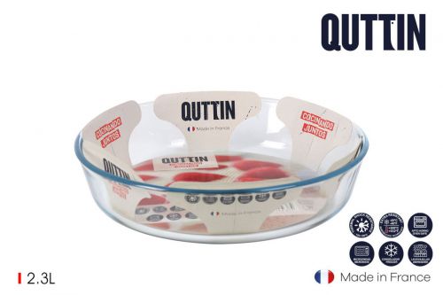 Vidro Bolo Profunda Arcusine Molde 26cm — vista 1