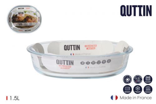 Vidro Bolo Oval Molde 25cm — referência QT-8890211