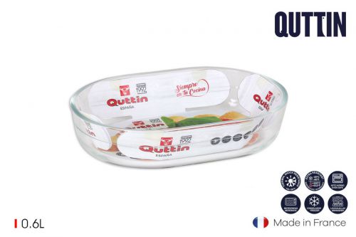 Vidro Bolo Oval Molde 19cm