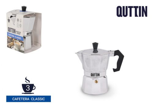 24 Cafeteira 3 Tacas Classic Quttin — vista 1