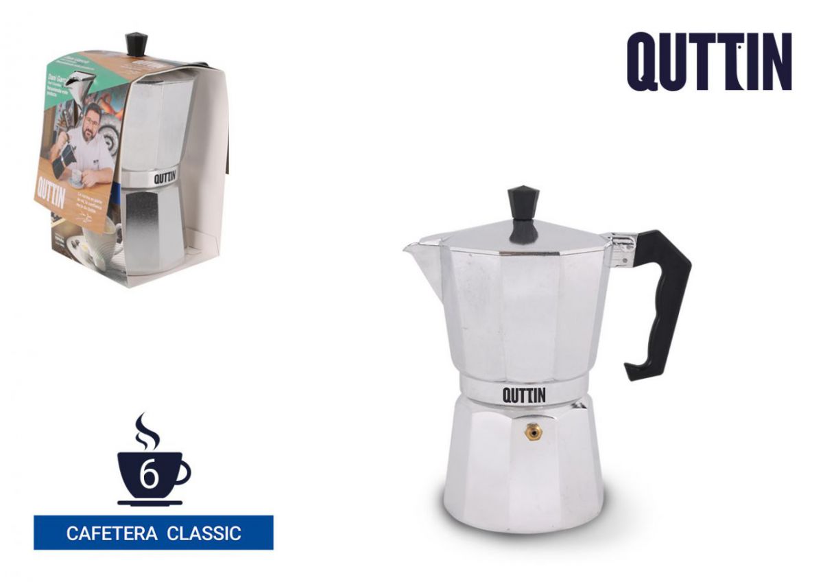 12 Cafeteira 6 Tacas Classic Quttin — referência BQ01100169090