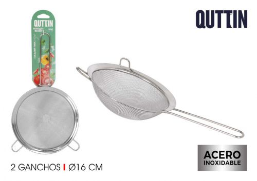 96 Coador Metal Ace.inox.16cm Quttin — vista 1