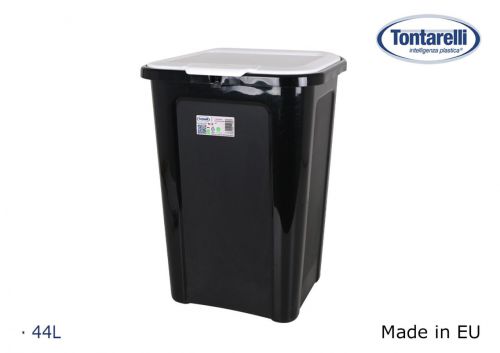 Caixote Do Lixo Coverline 44l Preto/Cove — vista 1