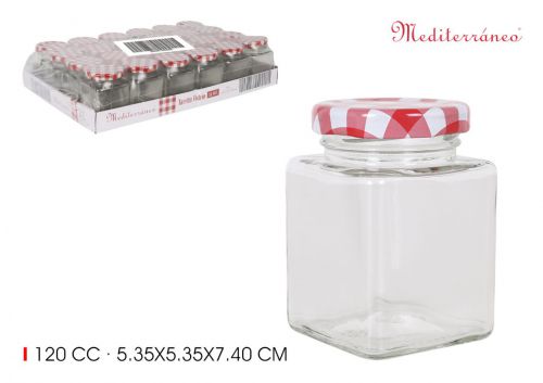 96 Bote Vidrio Polivalente 120cc Mediterraneo — referência BE03030169808