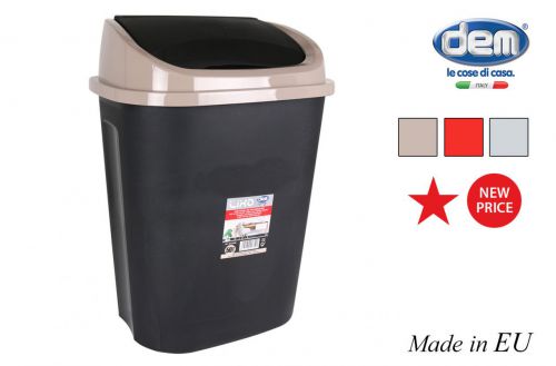 Caixote Lixo C/Tampa Basculante 15l Lixo Cores — vista 1