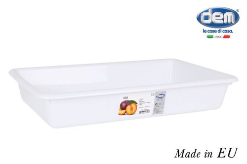 Tabuleiro Grande Branco 44x29x7.5cm/5.8l Bob — referência 8547044