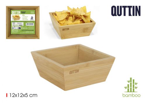 Bacia Bambu 12x12x5cm Quttin — vista 1