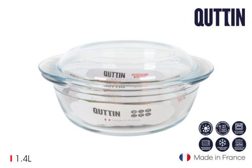 Vidro Pan Rodada W / 2300cc Tampa — referência QT-8890412R