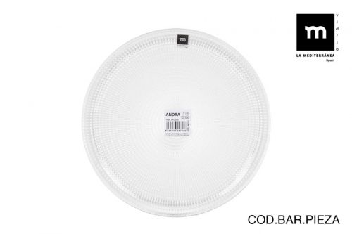 Prato Plano 27cm Andra — referência 943806