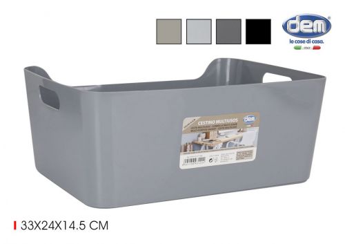 Cesto Multiusos 4s 33x24x14.5cm Dem — referência BY01017271568