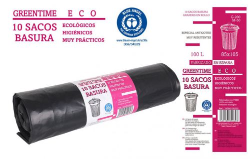 10 Sacos De Lixo 85x105g200100 L. — referência 33085105200