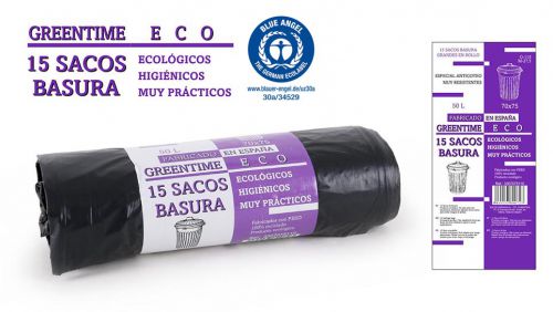 15 Sacos De Lixo 70x75g11050 L. — vista 1