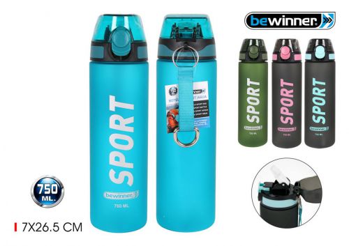 Garrafa Sport Agua 750ml Bewinner — referência BY01010272014