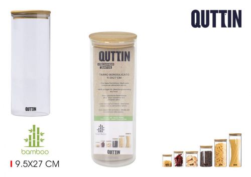 Pote Vidro 9.5x27 Cm Quttin — referência BQ03030172026