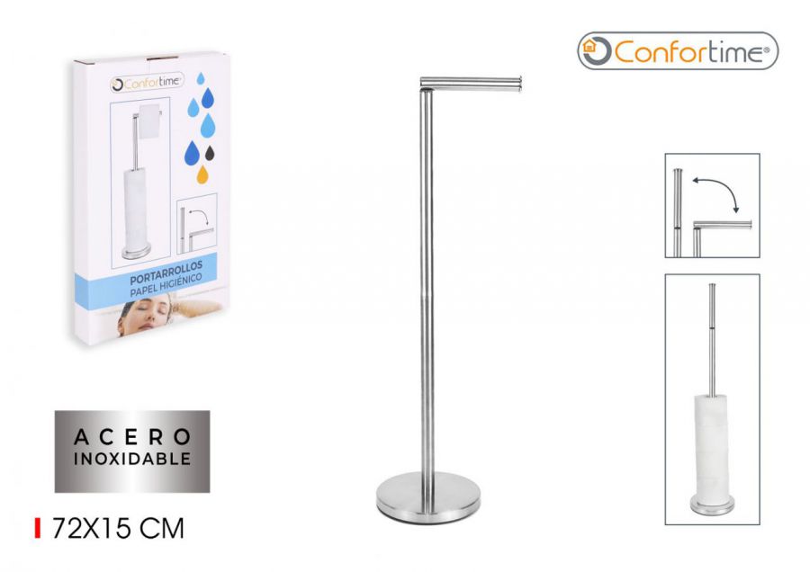 Portarolos Inox Confortime — referência BY01093372066