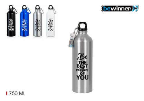 48 Garrafa Sport Aluminio 750ml Bewinner — referência BY01010272278