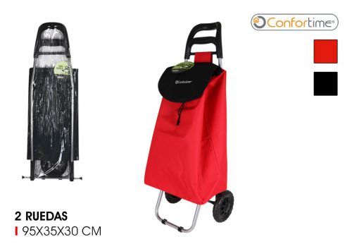 Carro Compra 2 Rodas 95x35x30cm 2ass Confortime — referência BY01011471456