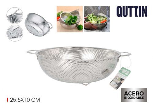 Coador Metal Ace.inox.25.5x10cm Quttin — vista 1