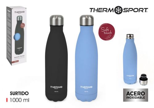 24 Garrafa Termica 1000ml Soft Touch Thermospo