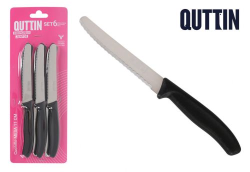 72set 6pzs Faca Bisteca Serra Basic — referência QT-709611