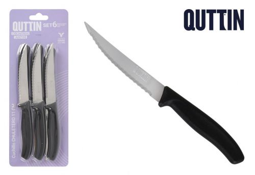 72set 6pzs Faca Bisteca Serra Basic — referência QT-709612