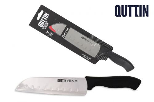 Faca Santoku De Cozinha Com Oco 17cm Kasual — referência QT-707965V