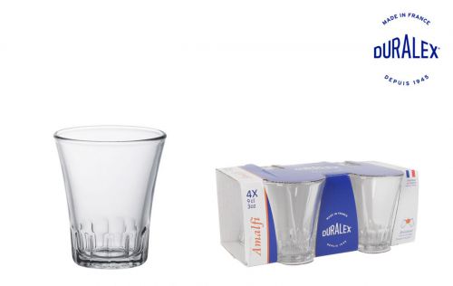 Set 4 Copos Transparent 9cl Amalfi — vista 1