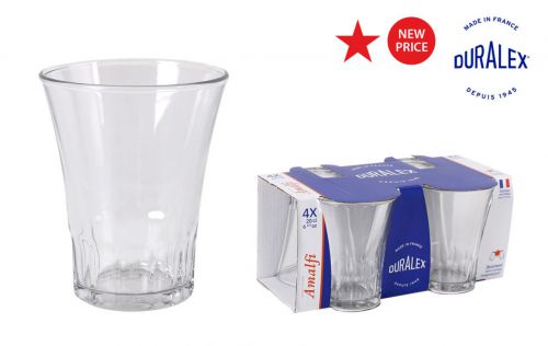 Set 4 Copos Transparent 21cl Amalfi — referência T02-1005AC