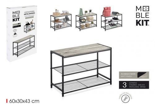 Estante 3 Prataleiras Confortime — referência BY01094072639