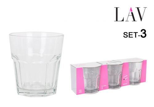 Set 3 Copos De Agua 305cc Aras — referência Z20066