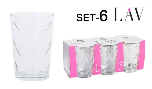 > Conjunto 6 Copos De Agua 205 Mevsim — referência Z5388B