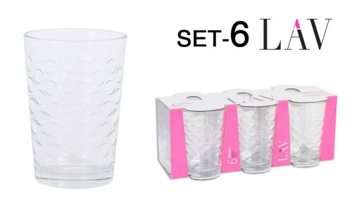 > Conjunto 6 Copos De Agua 205 Sedef — vista 1