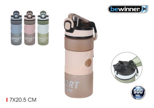 Garrafa Sport Agua 500ml Bewinner — referência BY01010272835