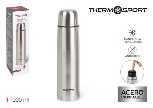Garrafa Vacuo Inox 1000ml Thermosport — referência BY01031272484