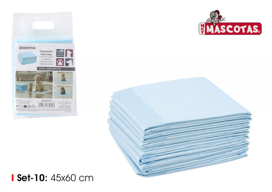 Tapete Absorve.animais 10u45x60cm Mct Mascotas — referência BY07070573079