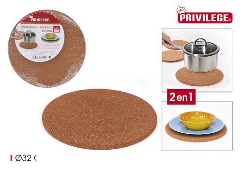48 Base De Cortica 32x1cm Privilege — referência BY01017873022
