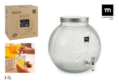 Jarro Dispensador 5l Mediterranea — referência BY03030372810