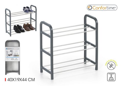 Sapateira Metal 3 Pisos Confortime — vista 1
