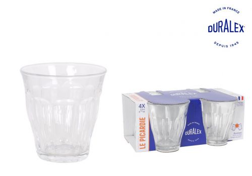 Set 4 Copos Transp. 130cc Picardie — referência T14-1024ACS